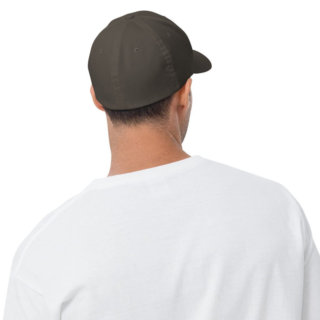 Lights Out Cap in Dark Grey, back, white embroidered LIGHTS OUT logo