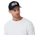 Lights Out Cap in Dark Navy, front, white embroidered LIGHTS OUT logo