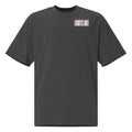 Lights Out Heavyweight Tee in Faded Black, front, small left-chest LIGHTS OUT logo